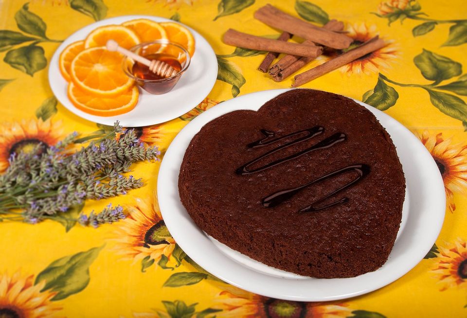 Torta cioccolato e miele di acacia